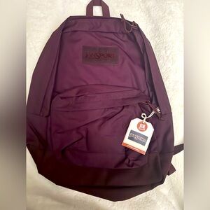 Brand new Jansport lifetime backpack color dry fig